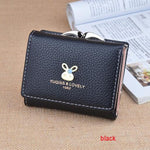 women's short wallet rabbit wallet cute female students fold wallet