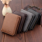 Wallet Short Men Wallets Purse Card Holder Wallet Fashion Zipper Wallet Coin Bag