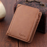 Wallet Short Men Wallets Purse Card Holder Wallet Fashion Zipper Wallet Coin Bag